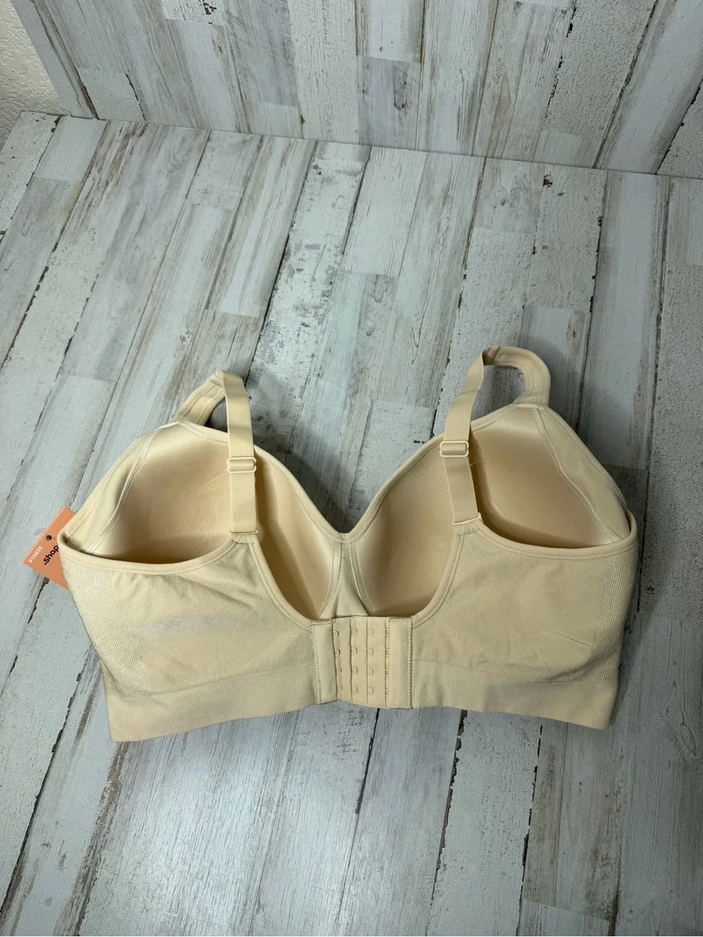 Shapermint Light Beige Wireless Seamless Comfort Bra